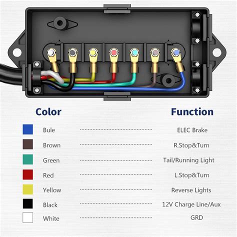 phoenix trailer junction box|waterproof trailer junction box.